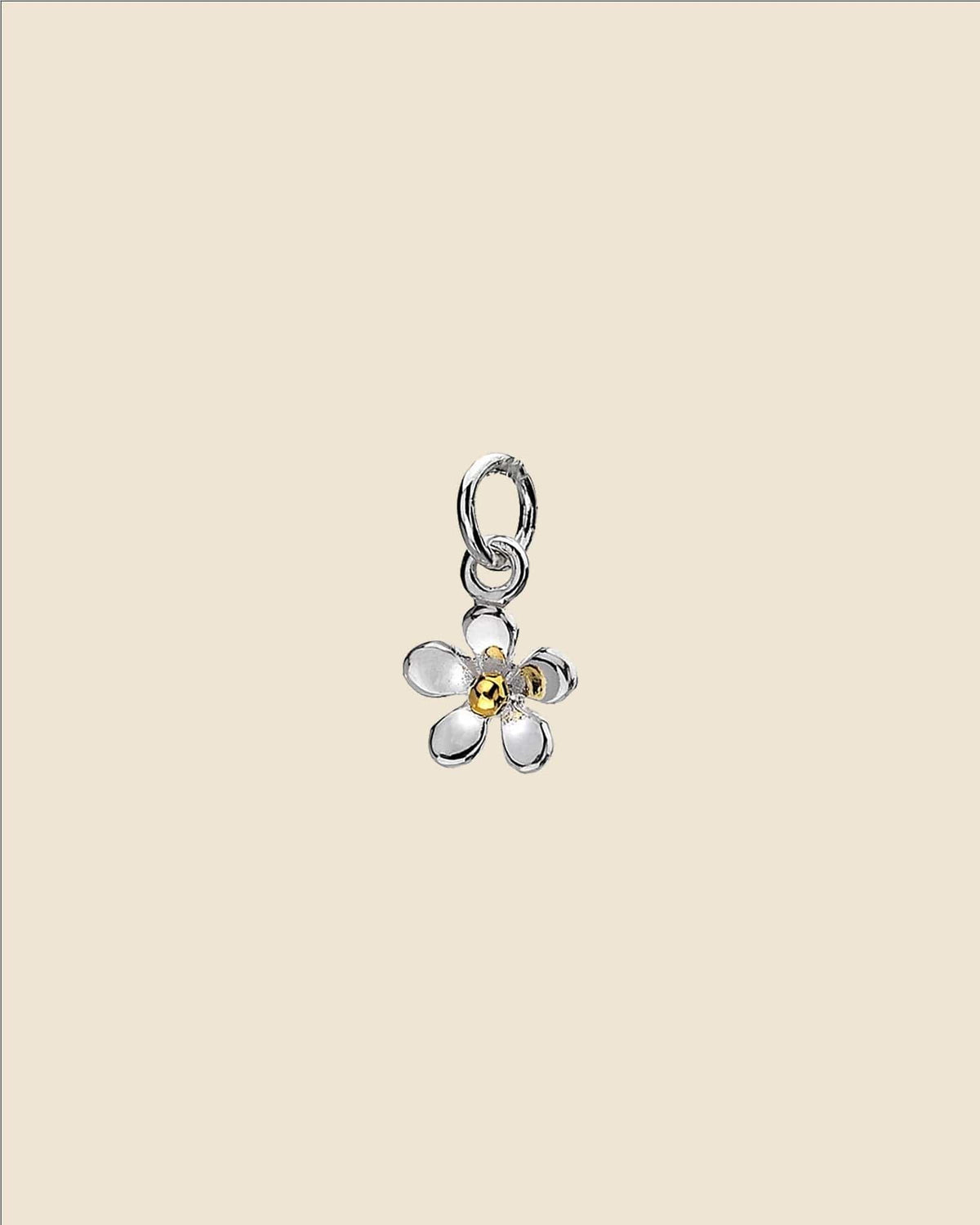 Sterling Silver Tiny Daisy Pendant