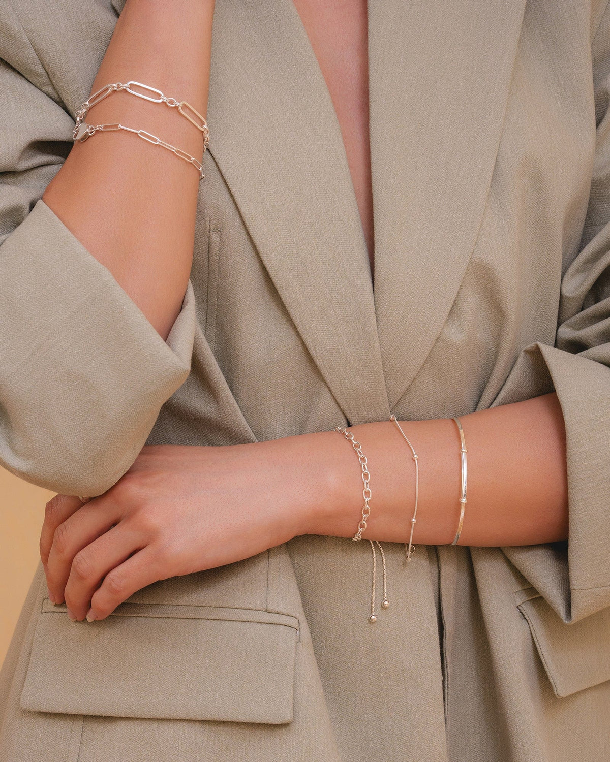 Sterling Silver Martika Expanding Bangle